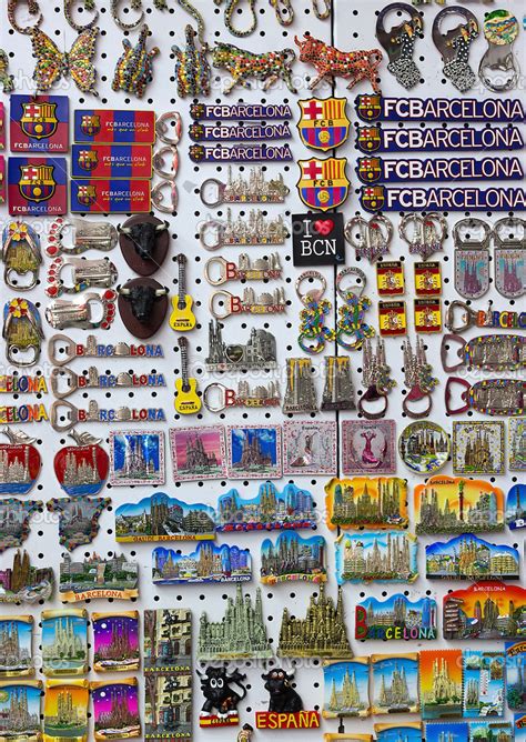Souvenirs Shop Barcelona Stock Editorial Photo © Fotoall 26934019
