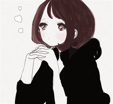 Anime Pfp Short Hair Transparent Kawaii Anime Png Cute Anime Girl