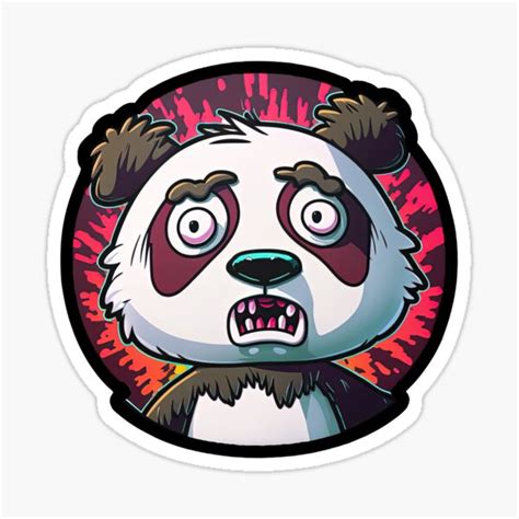 Worry Panda Sticker For Sale By Zoomzoomies Redbubble
