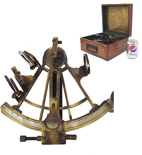 brass nautical large brass sextant navigation instrument sextante navegacion marine sextant in