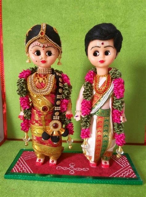 Pin By Asha Latha On Golu Dolls Indian Dolls Wedding Doll Diy Doll