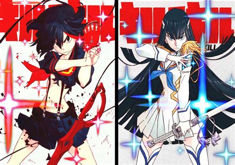 Kill La Kill Volume 1 And Volume 2 Cover Art Kill La Kill Anime