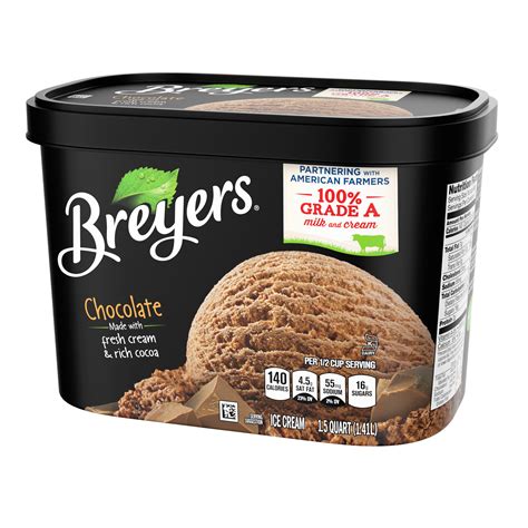 Catalog Frozen Ice Cream Breyers Original Chocolate Ice Cream