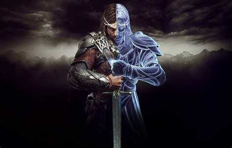 Wallpaper sword, ghost, weapon, man, The Lord of the Rings, blade