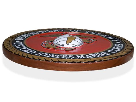 Department Of The Navy United States Marine Corps Plaque Tail Shields