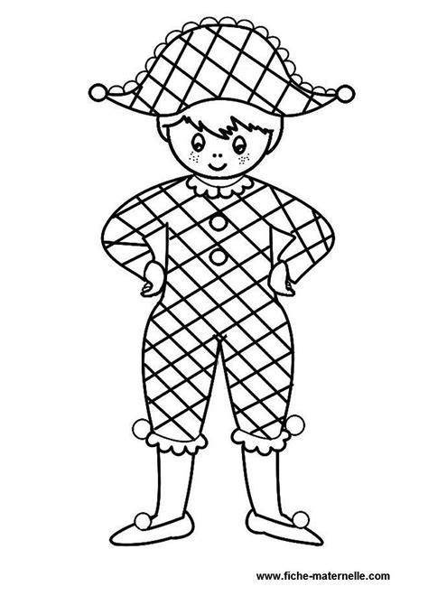 Harlequin Pages Coloring Pages