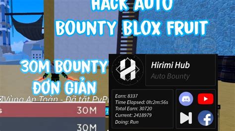 Hack Auto Bounty Blox Fruit 1h 1m Bounty Youtube