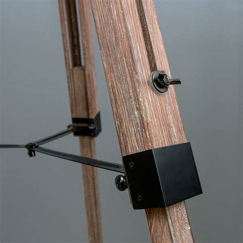 Vintage lamp tripod stand floor lighting for living room decor. Industrial Wood Tripod Floor Lamp Base By Quirk ...