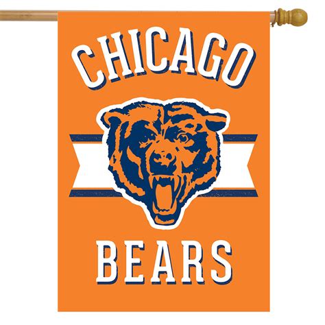 Retro Chicago Bears Nfl Licensed House Flag Briarwood Lane