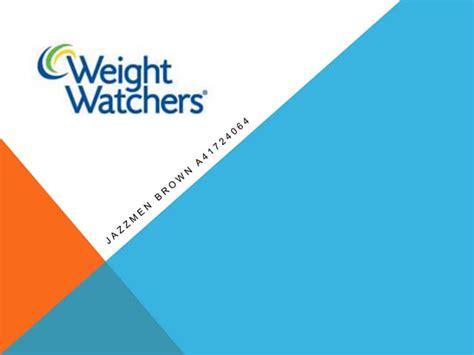 Weight Watchers Ppt