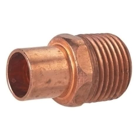 12 In Copper Male Adapter C X M Bag Of 10 City Mill
