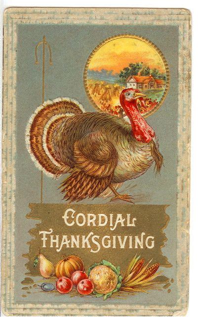 Vintage Thanksgiving Postcard Thanksgiving Greetings Vintage