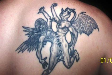 Struggle Between Good And Evil Tattoo