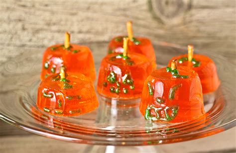 Jell O® Jigglers Pumpkins Halloween Party Snacks Taste Of The Frontier