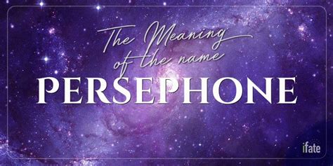 The Baby Name Persephone What It Means And Why Numerologists Like It