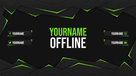 Offline Overlay Twitch Gratuit Animé Et Facecam Pour Streamlabs And Obs