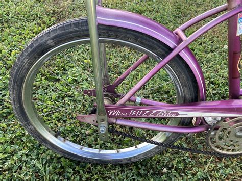 Vtg Western Flyer Miss Buzz Bike Purple Banana Seat Original Ebay