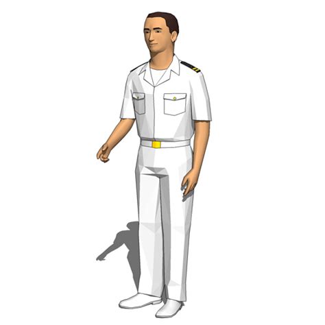 Navy Officers 3d Model Formfonts 3d Models And Textures