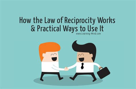 How The Law Of Reciprocity Works And Practical Ways To Use It Learning Mind