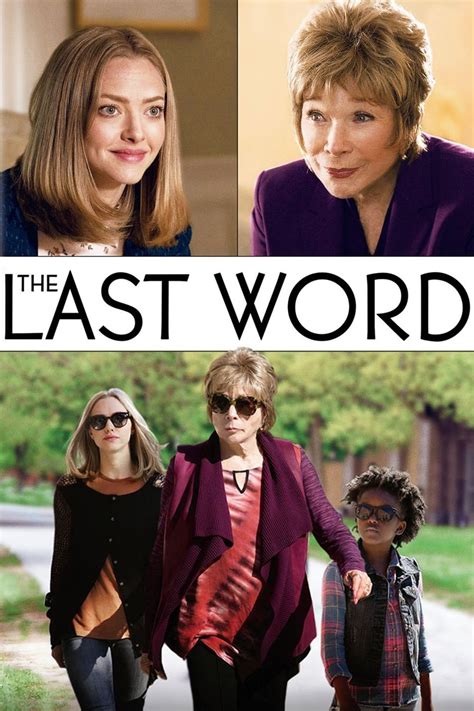 The Last Word 2017 Posters — The Movie Database Tmdb