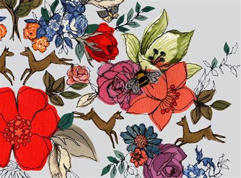 Introducing Designer Claire Coles Vintage Floral Wallpapers