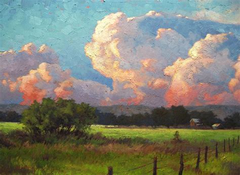September Skies By Sara Winters Sky Painting Landscape Art Cloud