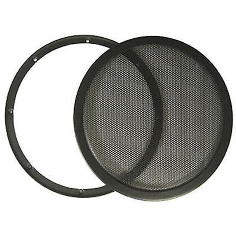 Mount a diamond blade in your angle grinder and use it like a saw to cut the mesh. 10" 10 Inch Mesh Metal Speaker Grill with Double Rings ...