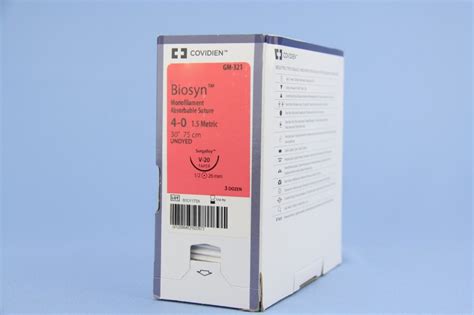 Covidien Suture Gm321 4 0 Biosyn Undyed 30 V 20 Taper Esutures