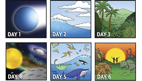 Bible Lists 7 Days Of Creation Genesis 1
