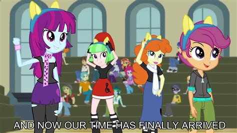 Chs Rally Song With Lyrics My Little Pony Equestria