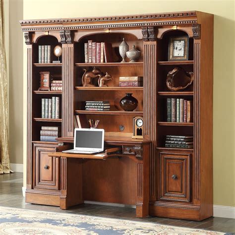 Parker House Huntington Hun Sdh Small Bookcase Desk And Hutch