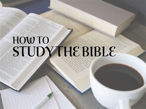 How To Study The Bible Journey Together