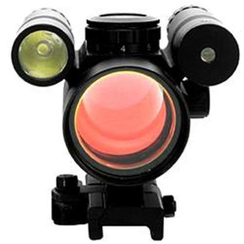 Vism Red Dot Sight With Green Laser And Led Flashlight 42mm Lens 3 Moa