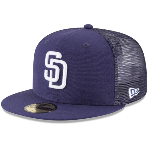 San Diego Padres New Era On Field Replica Mesh Back 59fifty Fitted Hat