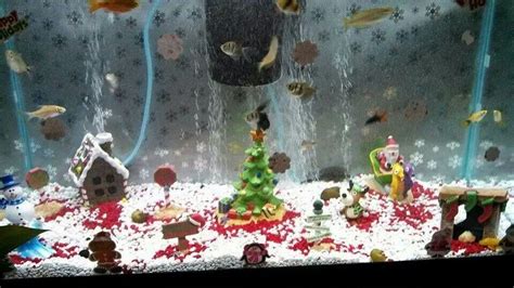 Cute Christmas Fish Tank Fishing Christmas Fish Tank Aquarium