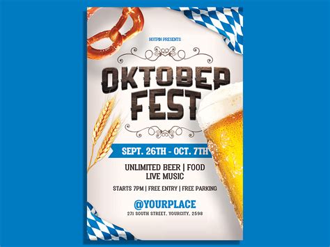 Oktoberfest Flyer Template By Hotpin On Dribbble