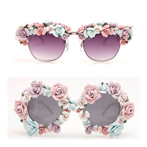 Chelseas Style Tips Flower Sunglasses