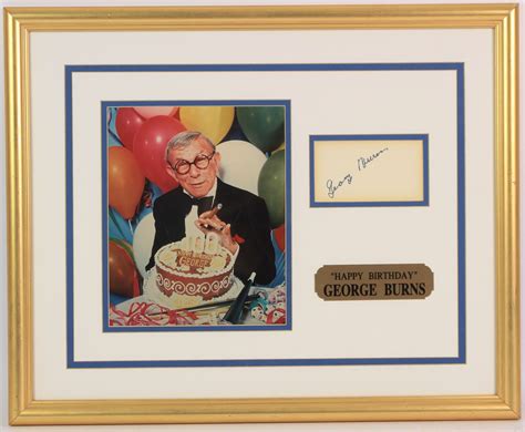 Lot Detail 1996 George Burns Signed 100th Birthday Index Card W