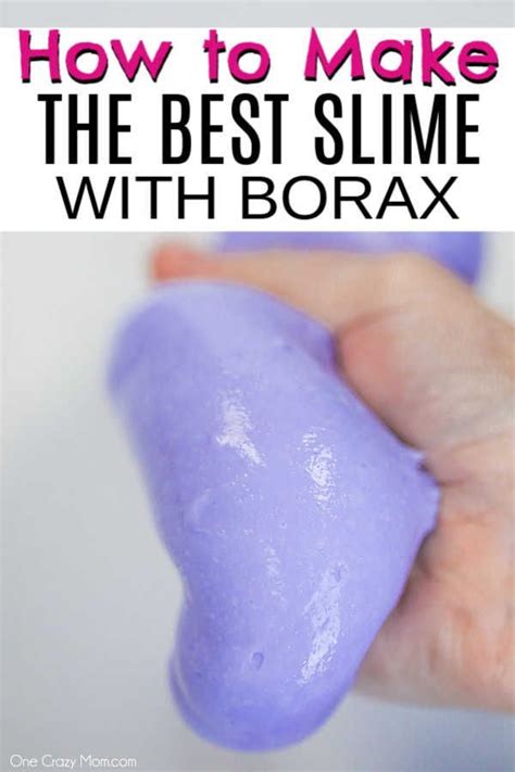 Borax Slime Learn How To Make Slime With Borax In Minutes Borax