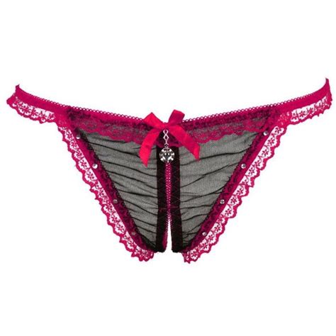 Underwear Photno Hot Women Lace Crotchless G String Underwear Thongs Panties Lingerie N Free