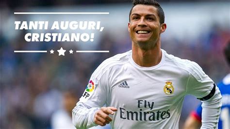 Biglietto Auguri Buon Compleanno Ronaldo