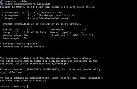 Install Asp Net Core On Linux Azure Virtual Machine Ubuntu Lts