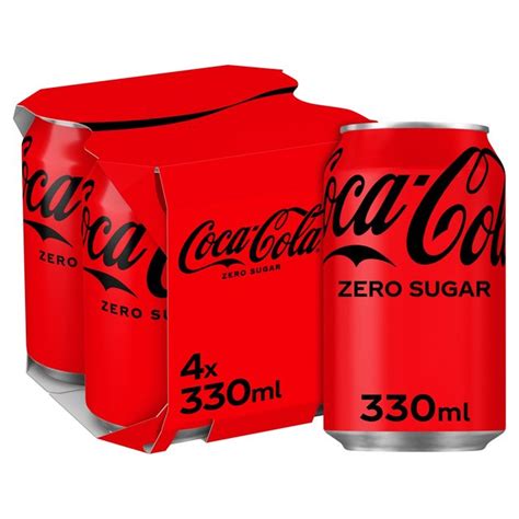 Coca Cola Zero 4 Pack Cans Morrisons