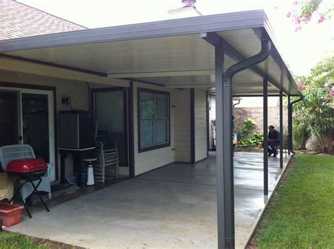 Aluminum Patio Cover with Fan Beams in Clear Lake | Aluminum patio