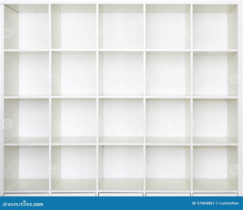 Empty Shelves Bookcase Library Stock Image Image Of Office