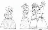 Sofia Coloring Pages Crowd Four Amber Ruby Jade sketch template