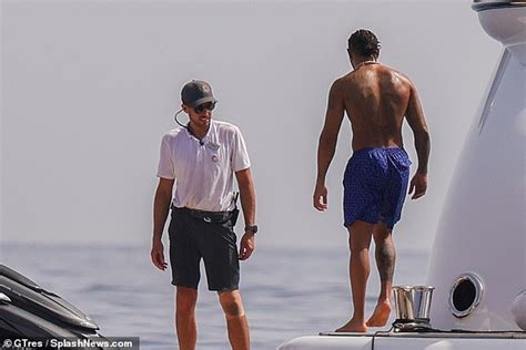 Buff Lewis Hamilton Catches The Eye Of A Bikini Clad Woman During Sun Soaked Holiday In Ibiza