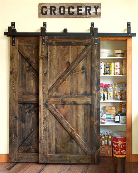 The doors can also be altered to use hinges instead of sliding in the channels. 27 Awesome Sliding Barn Door Ideas for the Home | Homelovr