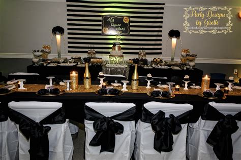 Black White And Gold Party Black White Gold Party Gold Birthday Party