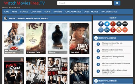 Top 10 Websites To Watch Free Movies Online Without Downloading